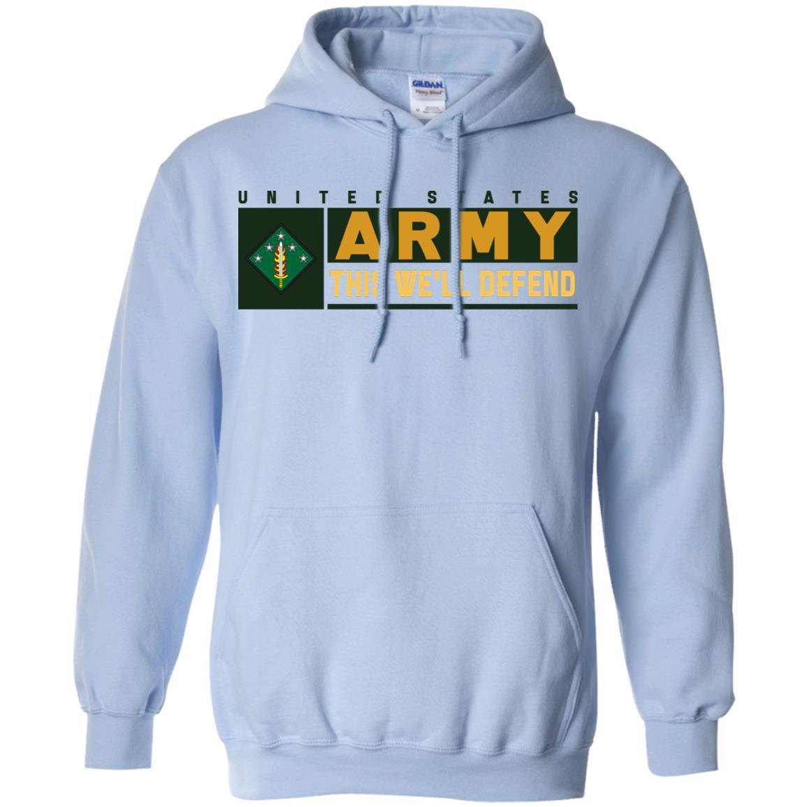 US Army 20TH SUPPORT COMMAND (CBRNE)- This We'll Defend T-Shirt On Front For Men-TShirt-Army-Veterans Nation