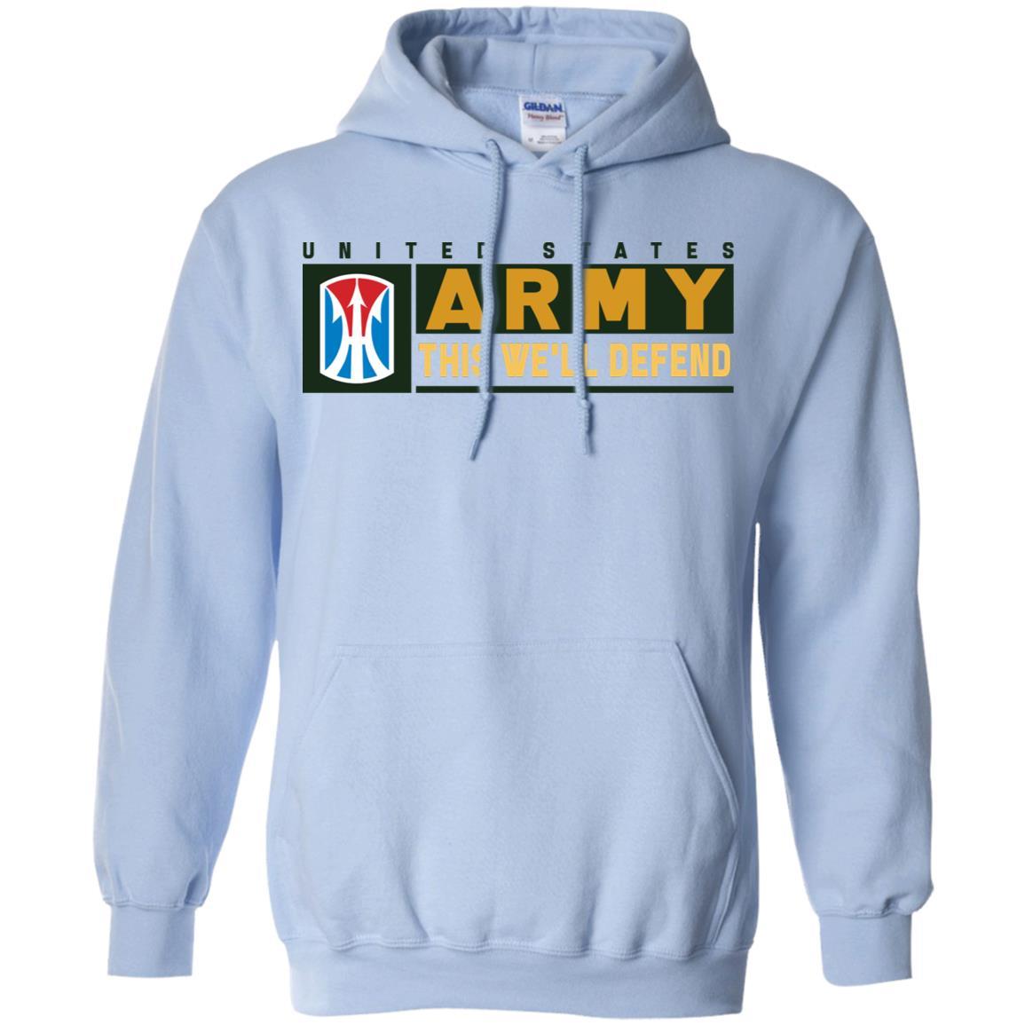 US Army 11TH INFANTRY BRIGADE- This We'll Defend T-Shirt On Front For Men-TShirt-Army-Veterans Nation