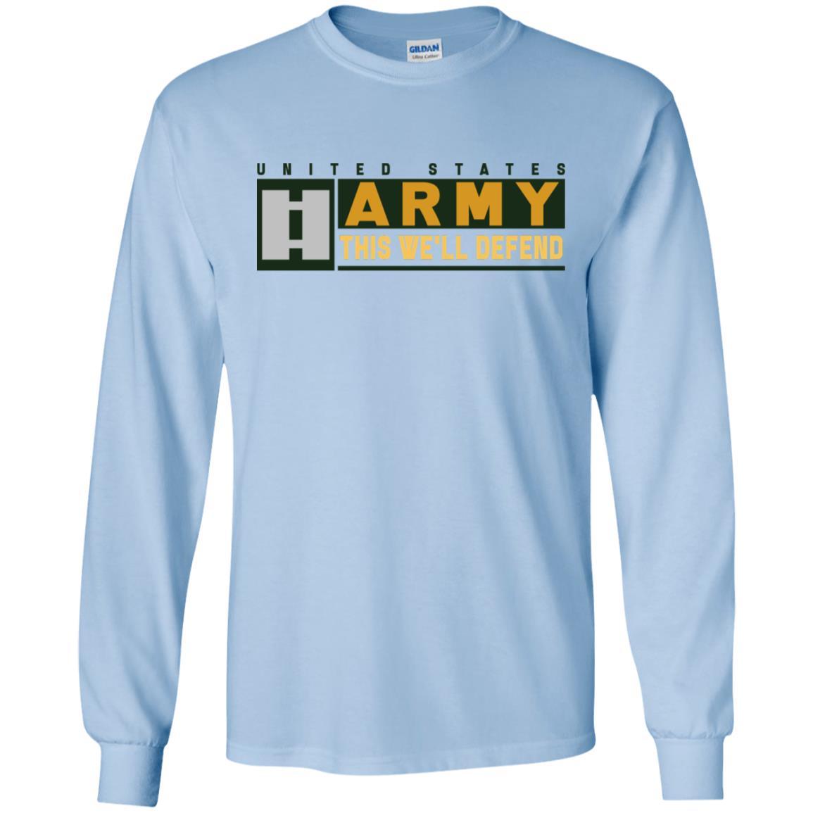 US Army O-3 This We Will Defend T-Shirt On Front For Men-TShirt-Army-Veterans Nation