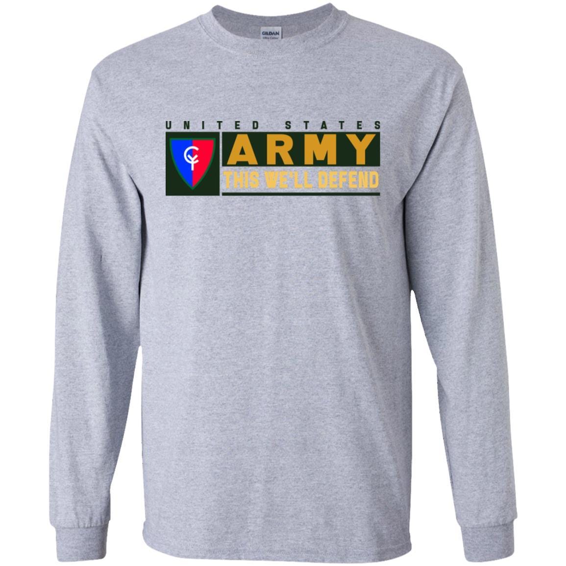 US Army 38TH INFANTRY DIVISION- This We'll Defend T-Shirt On Front For Men-TShirt-Army-Veterans Nation