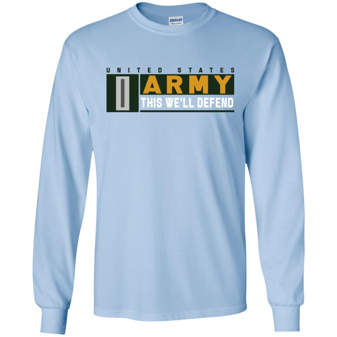 US Army W-5 This We Will Defend Long Sleeve - Pullover Hoodie-TShirt-Army-Veterans Nation