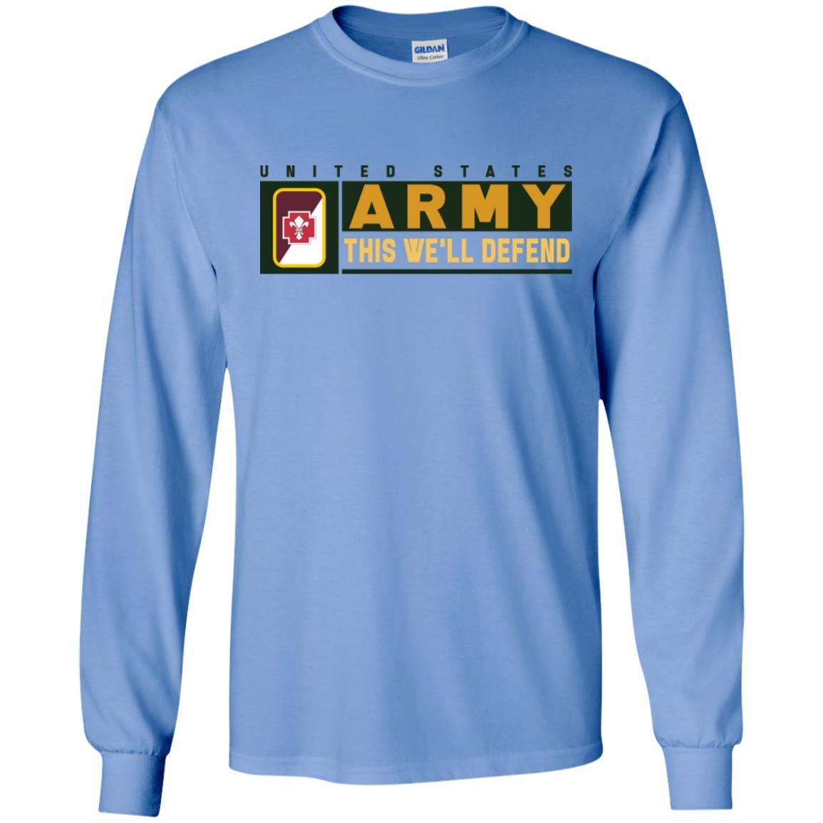 US Army 62ND MEDICAL BRIGADE CSIB- This We'll Defend T-Shirt On Front For Men-TShirt-Army-Veterans Nation