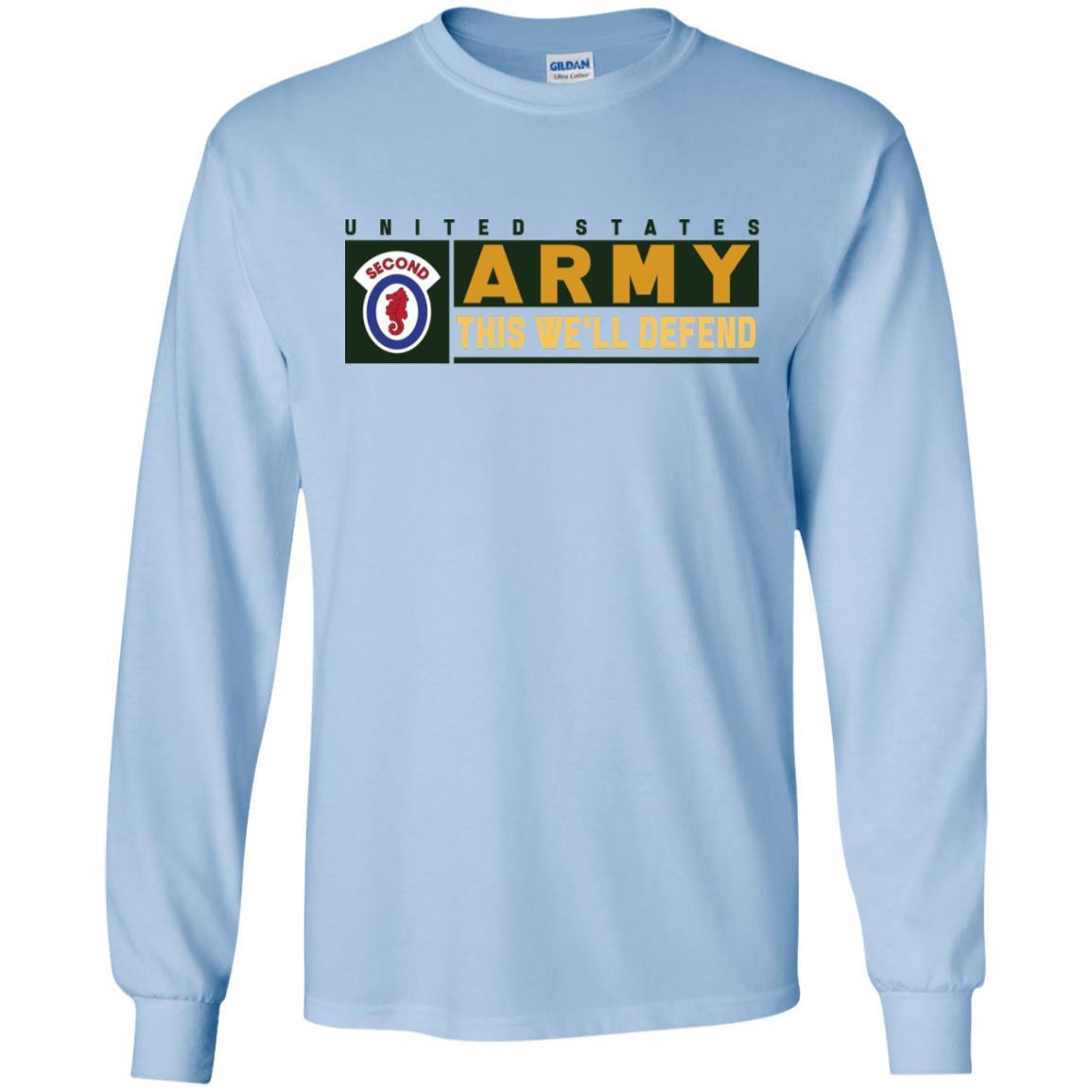 US Army 2ND ENGINEER BRIGADE- This We'll Defend T-Shirt On Front For Men-TShirt-Army-Veterans Nation