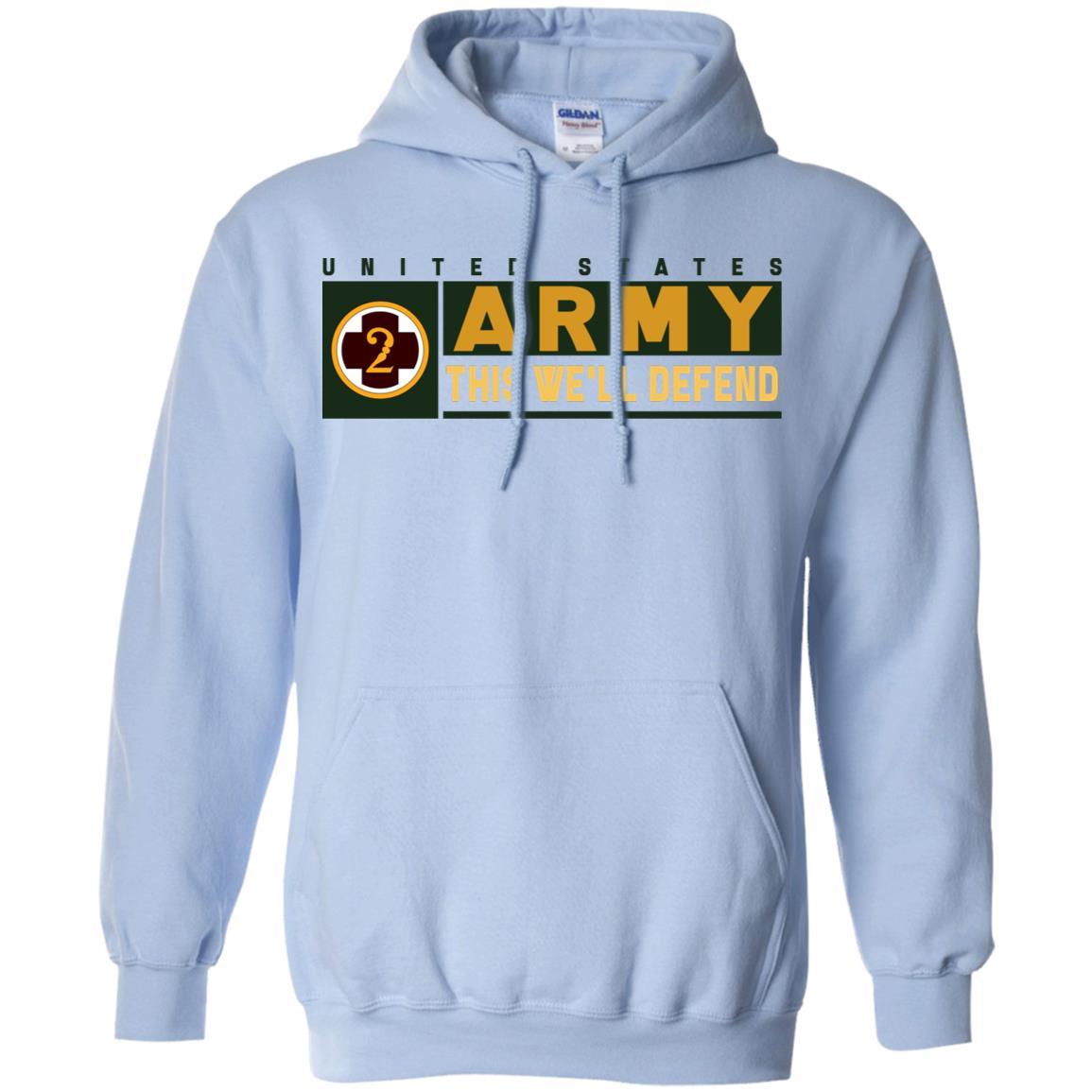 US Army 2ND MEDICAL BRIGADE- This We'll Defend T-Shirt On Front For Men-TShirt-Army-Veterans Nation