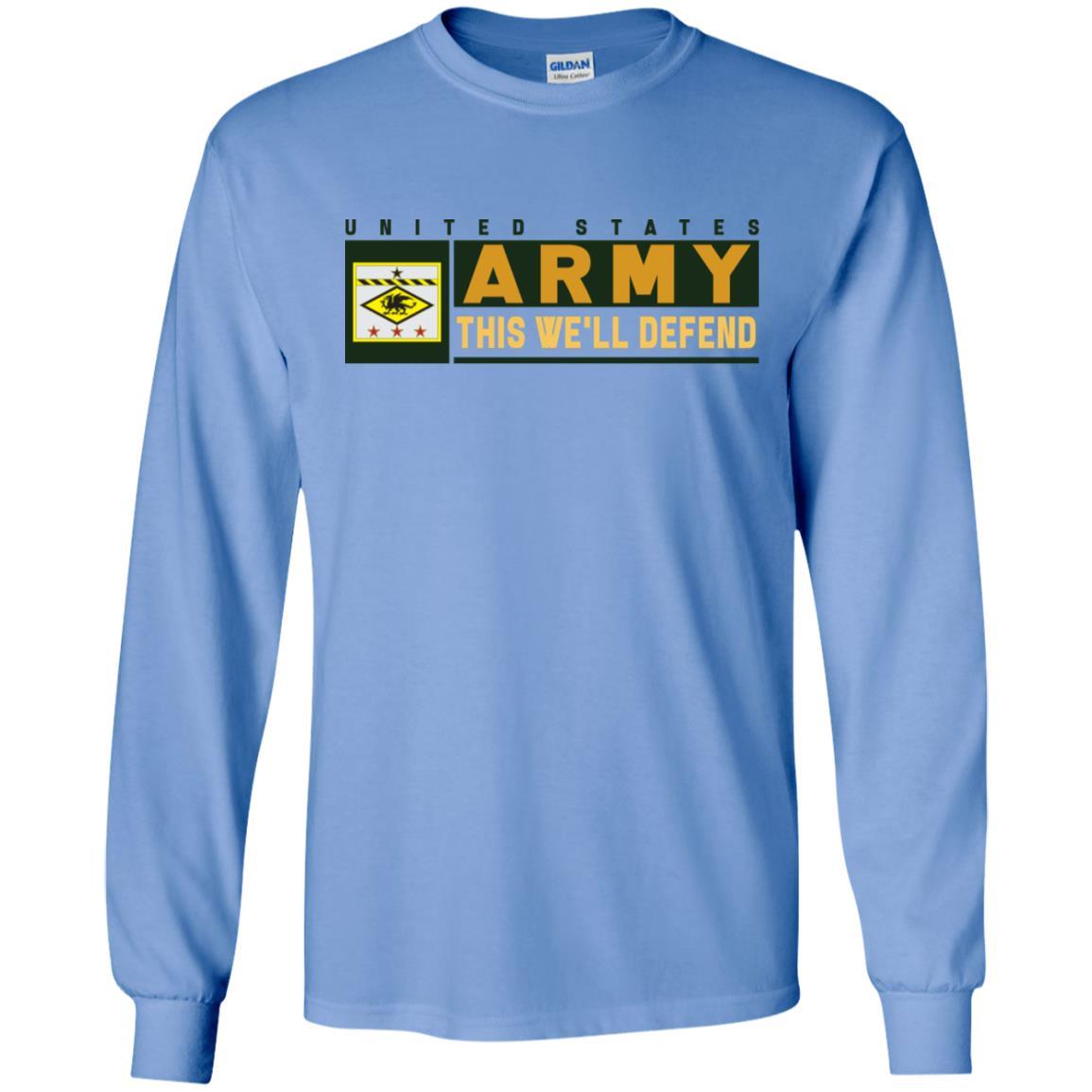 US Army 13TH FINANCIAL MANAGEMENT SUPPORT CENTER- This We'll Defend T-Shirt On Front For Men-TShirt-Army-Veterans Nation