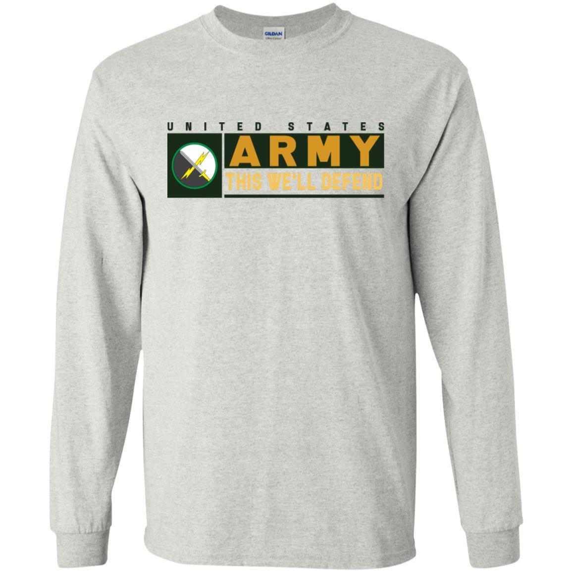 US Army 1ST INFORMATION OPERATIONS COMMAND- This We'll Defend T-Shirt On Front For Men-TShirt-Army-Veterans Nation