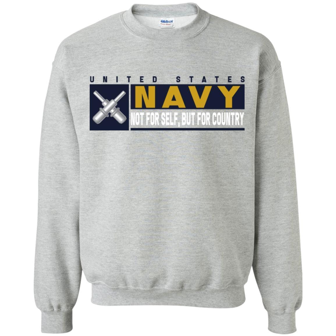 U.S Navy Gunner's mate Navy GM- Not for self Long Sleeve - Pullover Hoodie-TShirt-Navy-Veterans Nation