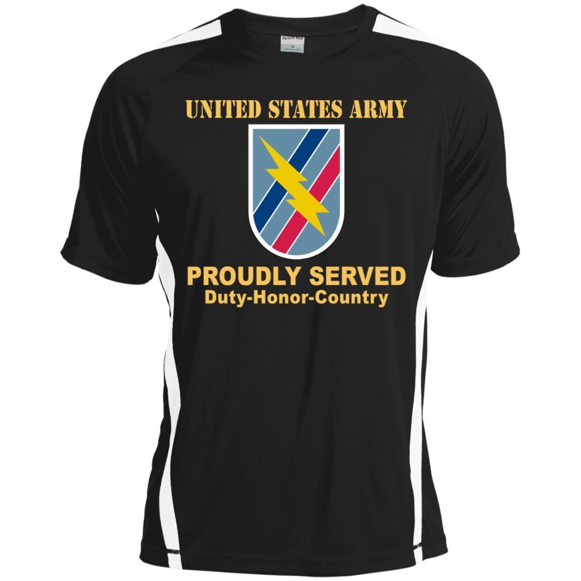 US ARMY 48TH INFANTRY BRIGADE COMBAT TEAM- Proudly Served T-Shirt On Front For Men-TShirt-Army-Veterans Nation