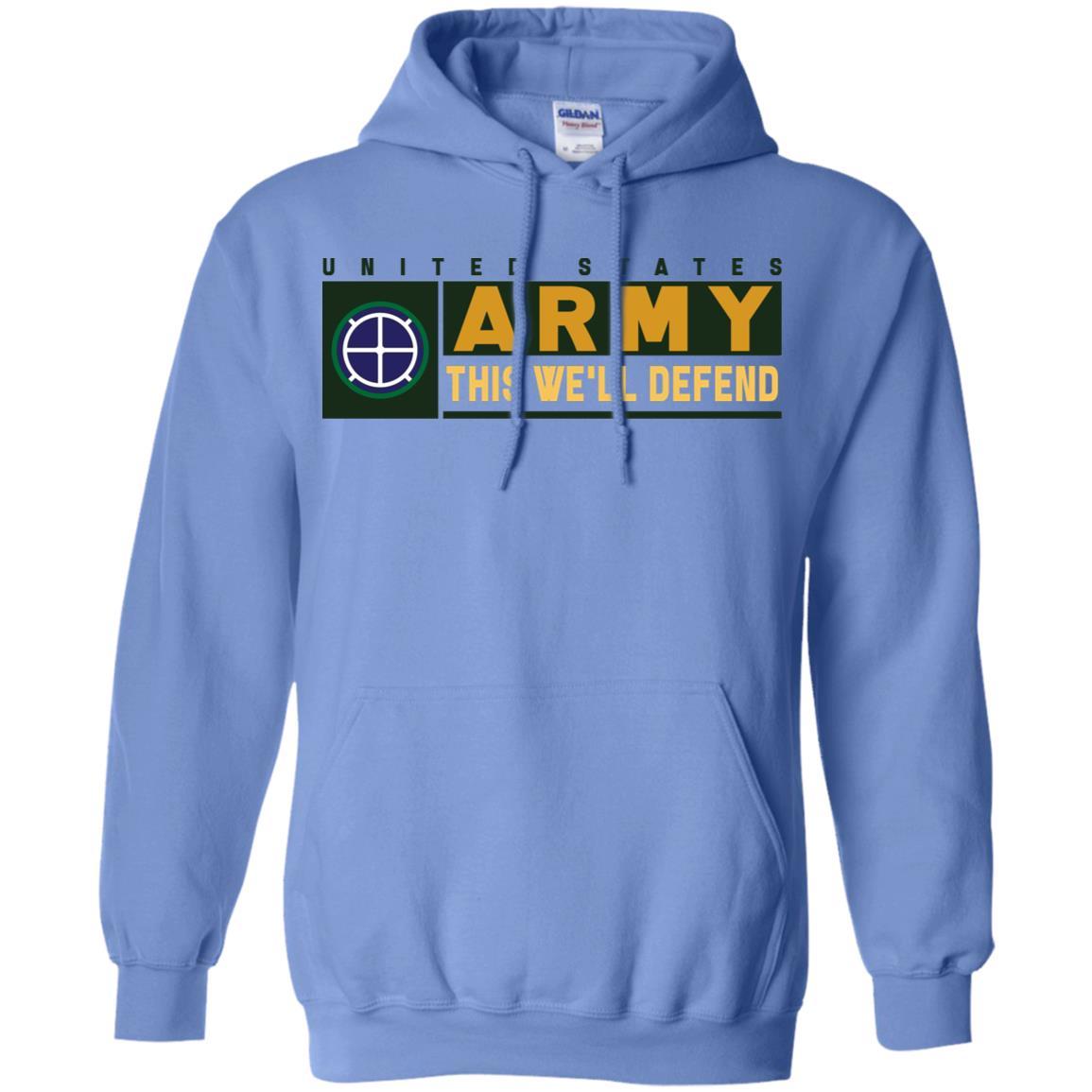 US Army 35TH INFANTRY DIVISION- This We'll Defend T-Shirt On Front For Men-TShirt-Army-Veterans Nation