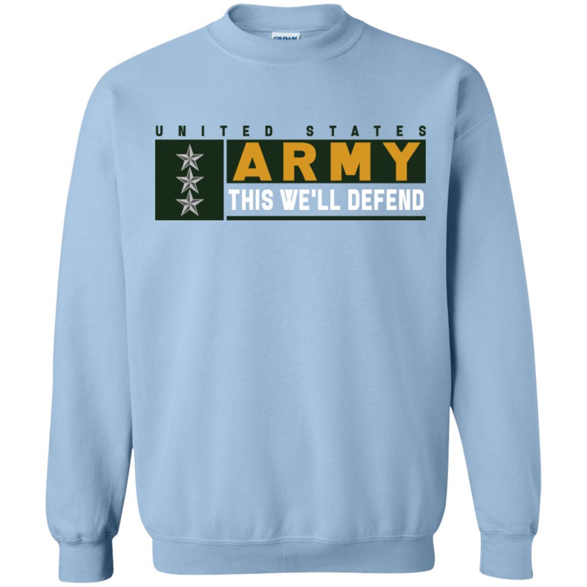 US Army O-9 This We Will Defend Long Sleeve - Pullover Hoodie-TShirt-Army-Veterans Nation