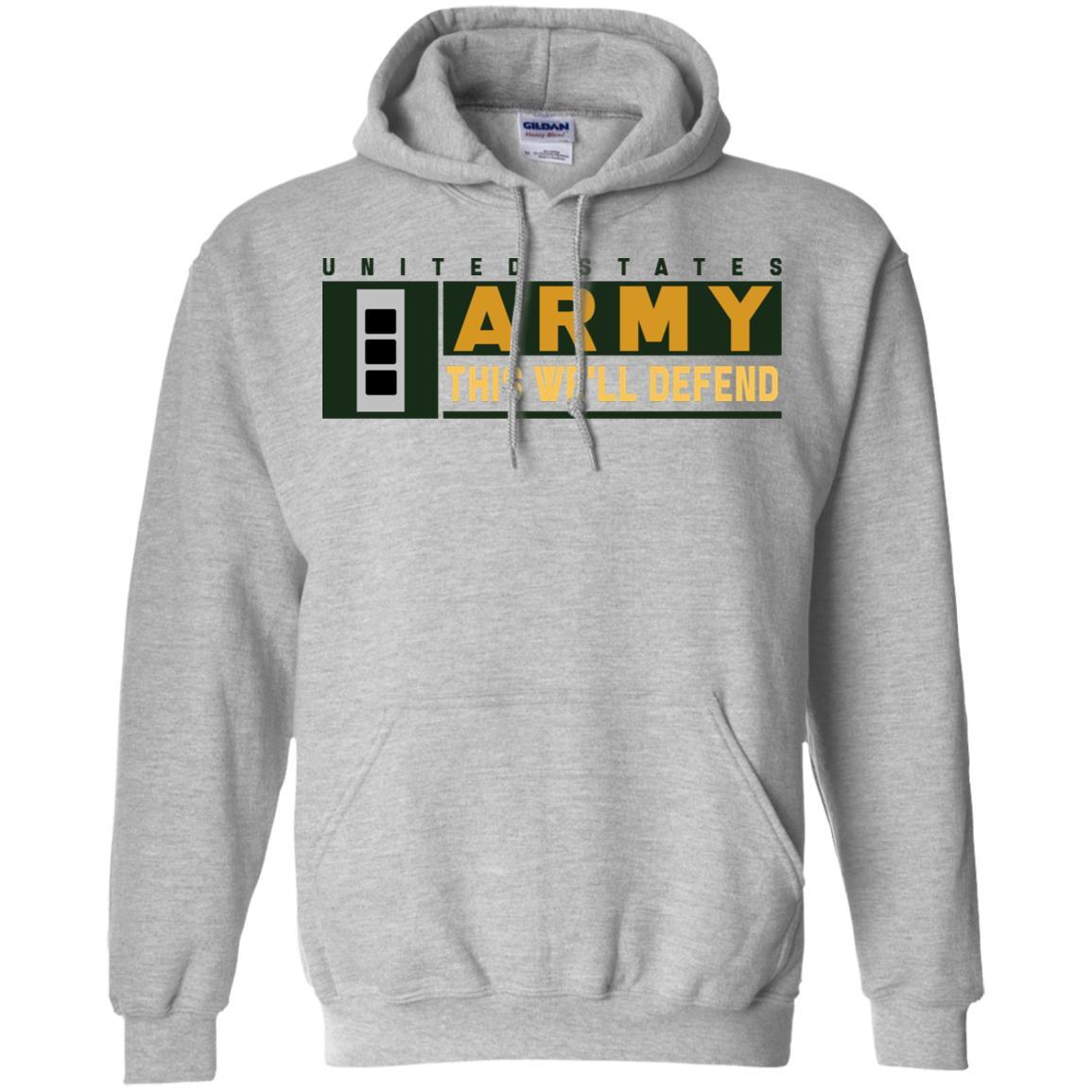 US Army W-3 This We Will Defend T-Shirt On Front For Men-TShirt-Army-Veterans Nation
