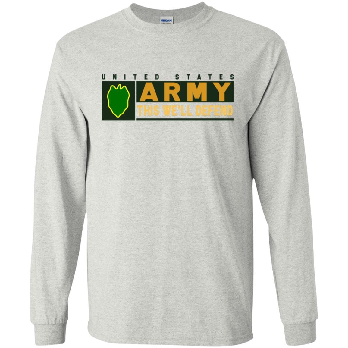 US Army 24th Infantry Division- This We'll Defend T-Shirt On Front For Men-TShirt-Army-Veterans Nation