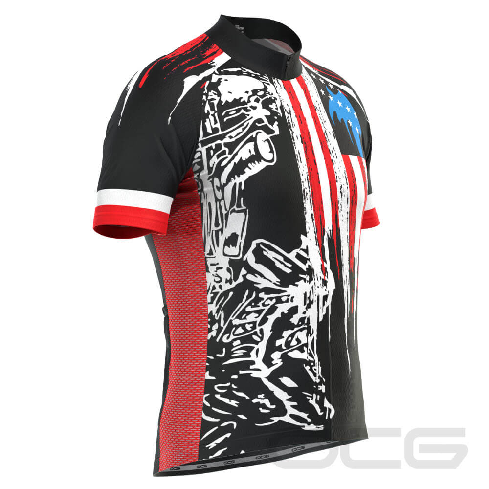 Men's Honor The Fallen Short Sleeve Cycling Jersey