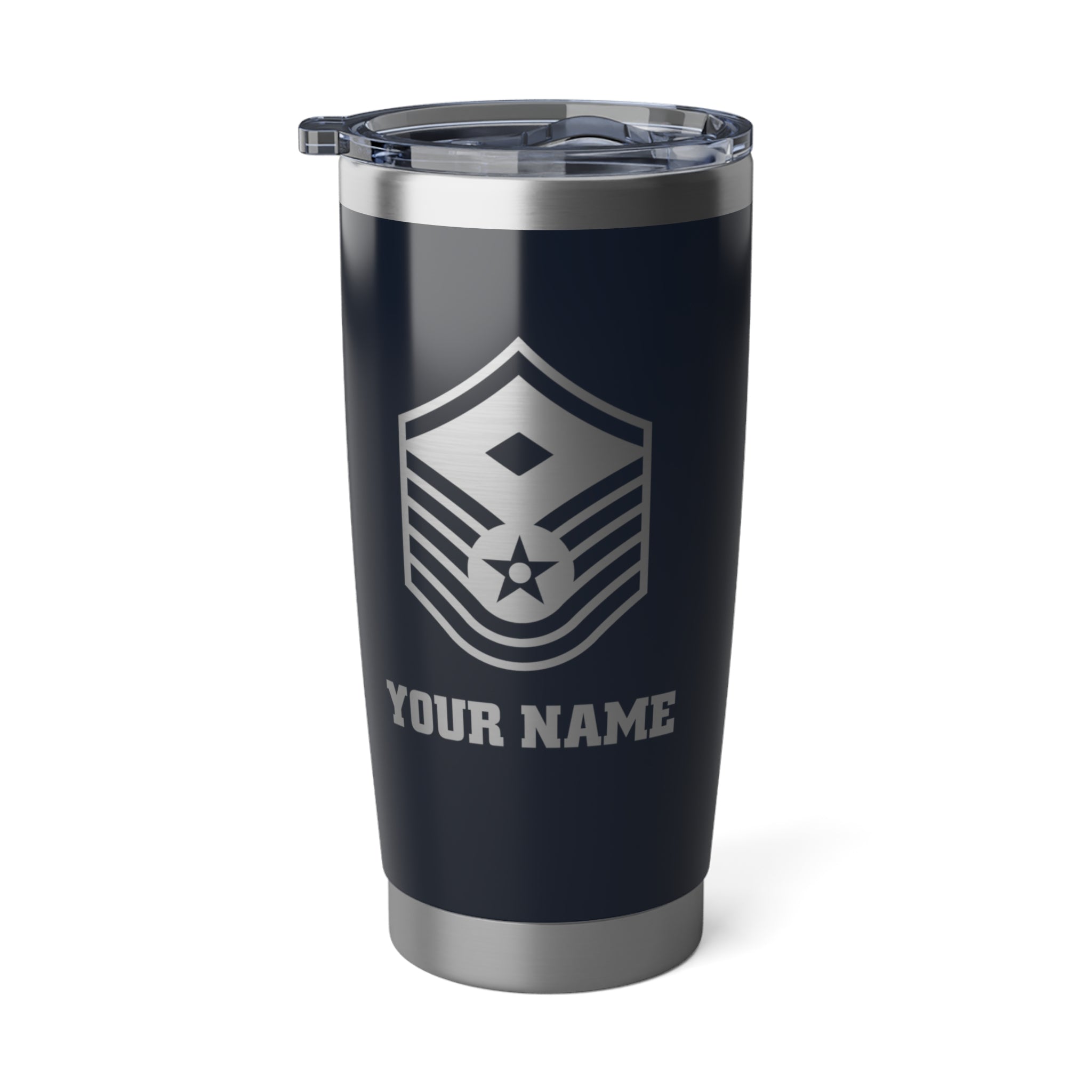 Custom US Military Ranks/Insignia And Text Vagabond 20oz Tumbler
