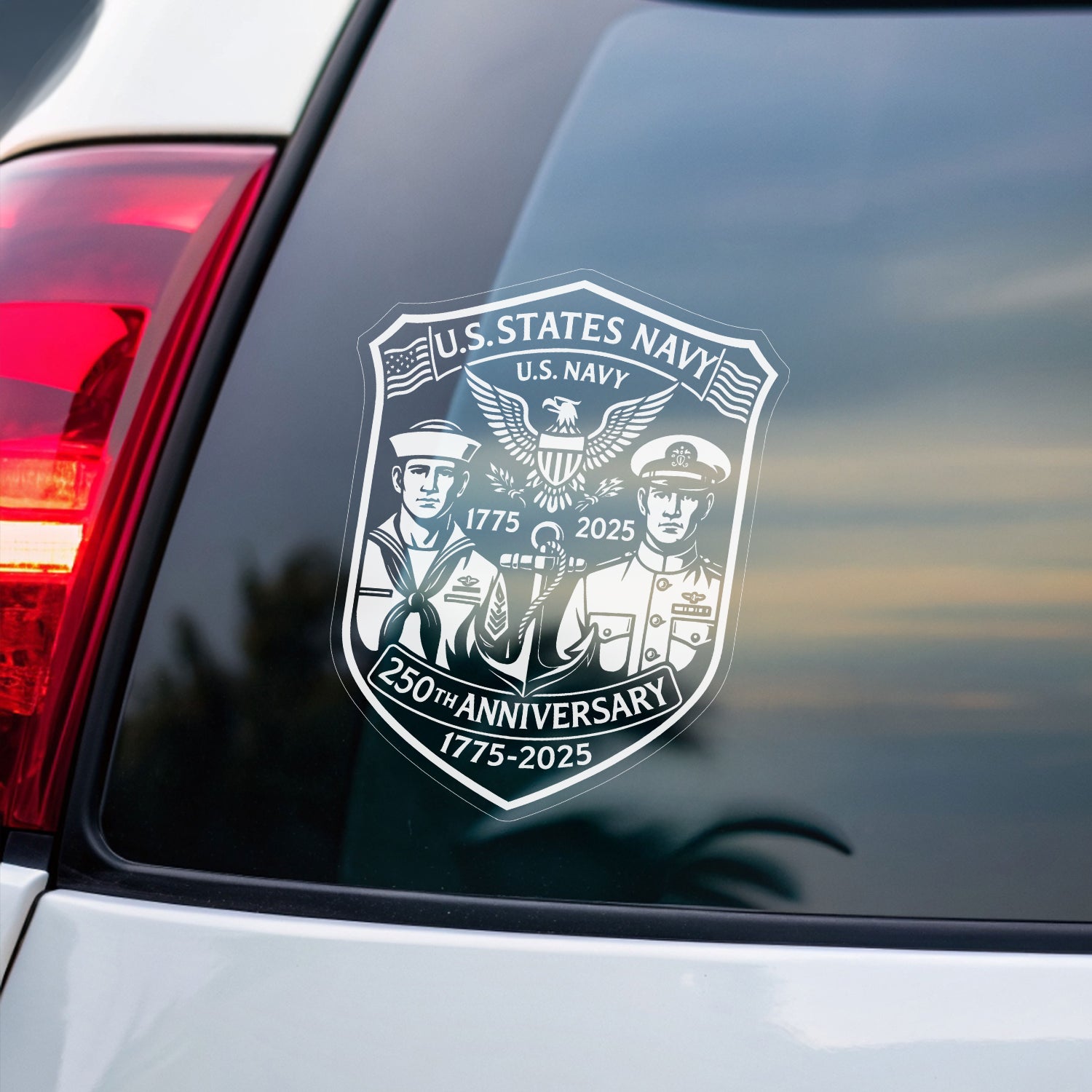 US Navy 250th Anniversary 1775 - 2025 Stickers