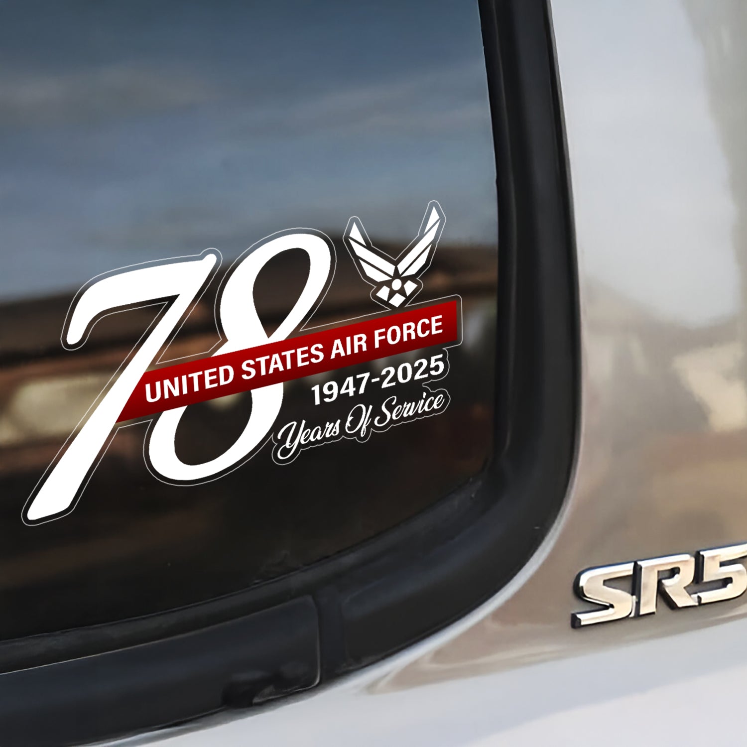 US Air Force Est 1947-2025 78 Years Of Service Stickers