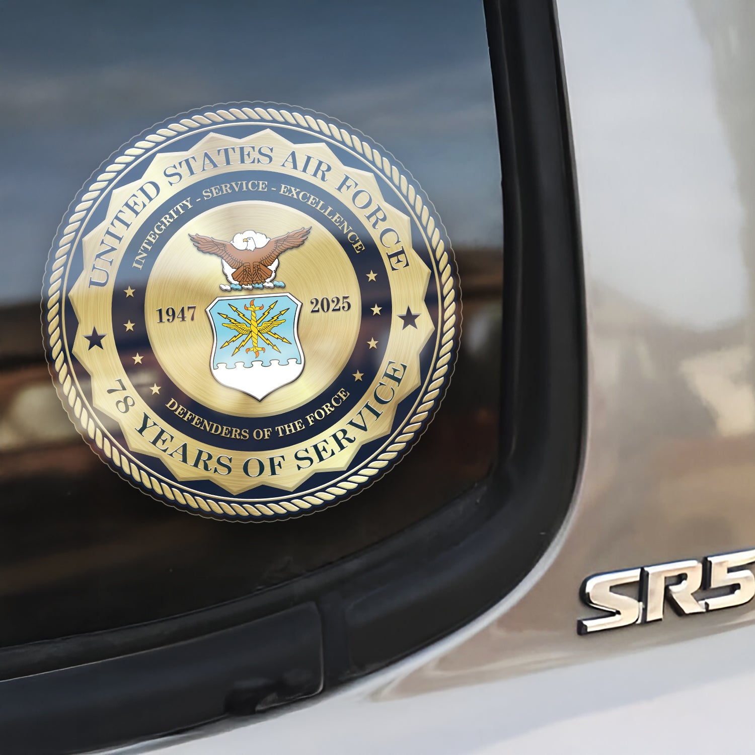 US Air Foce 78 Years Of Service Stickers