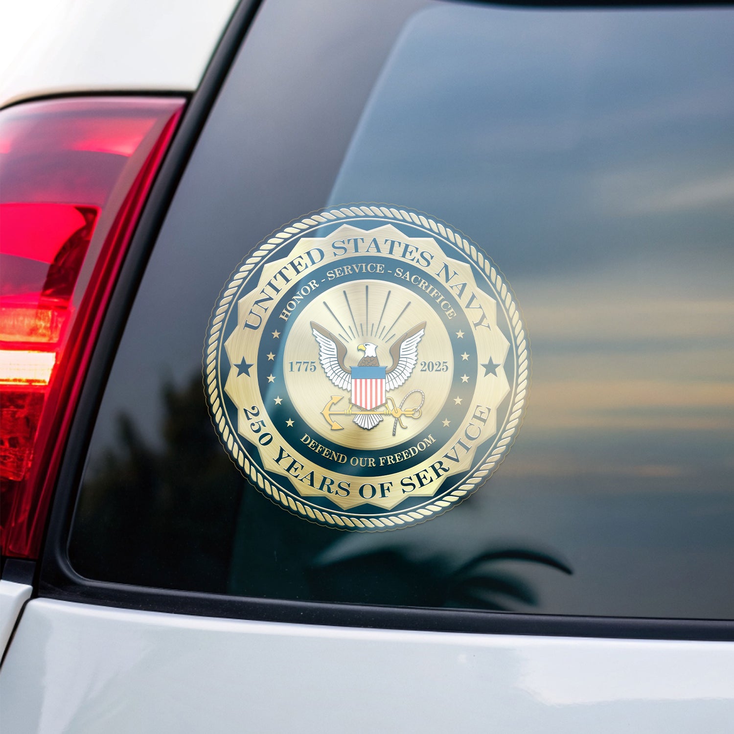 US NAVY 250 Years Of Service Stickers