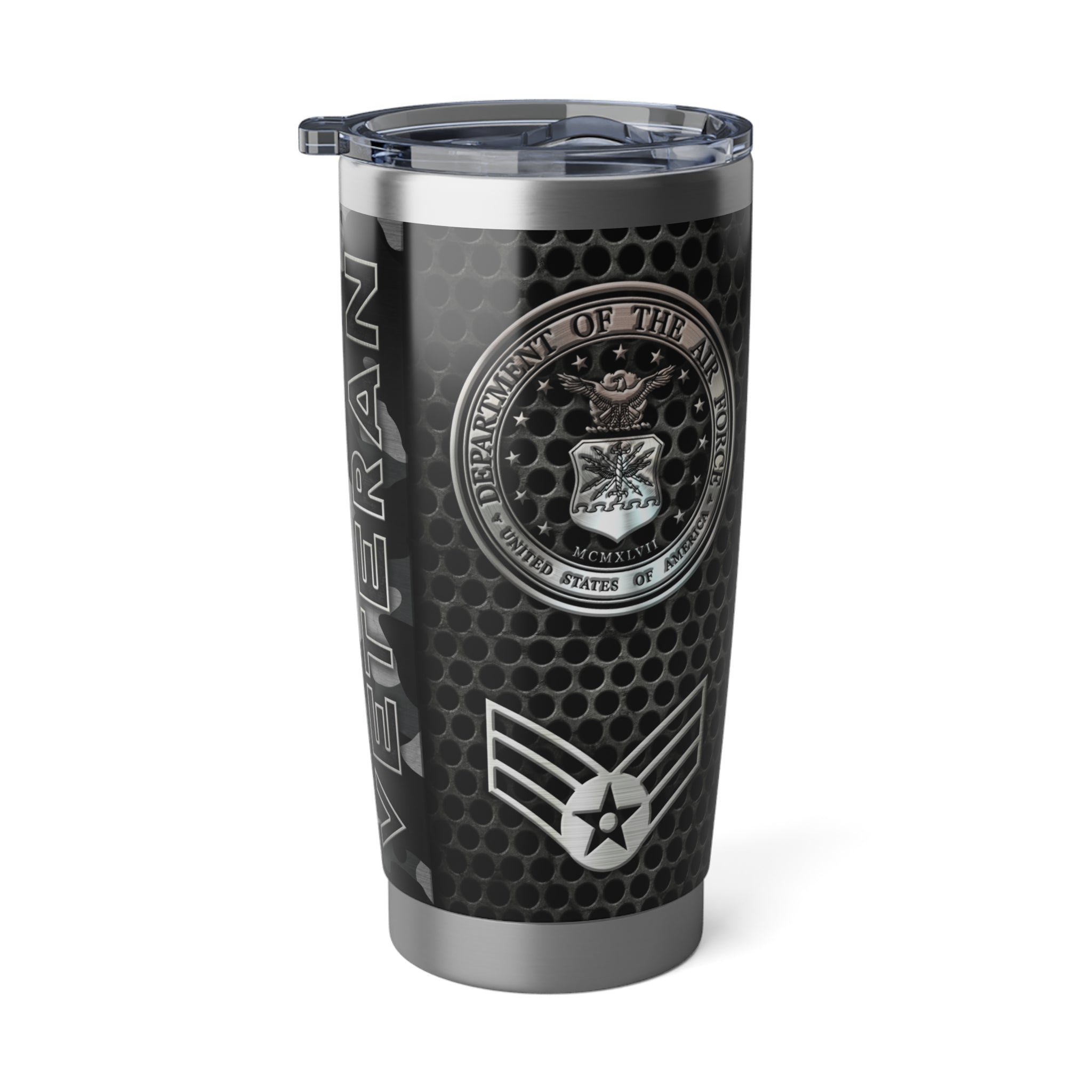 US Military Nutrition Fact Custom Ranks/Insignia Vagabond 20oz Tumbler