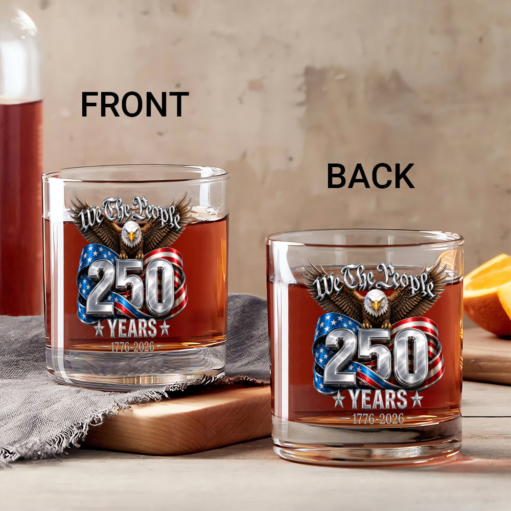 USA 1776-2026 Commemorative Whiskey Glass Gift