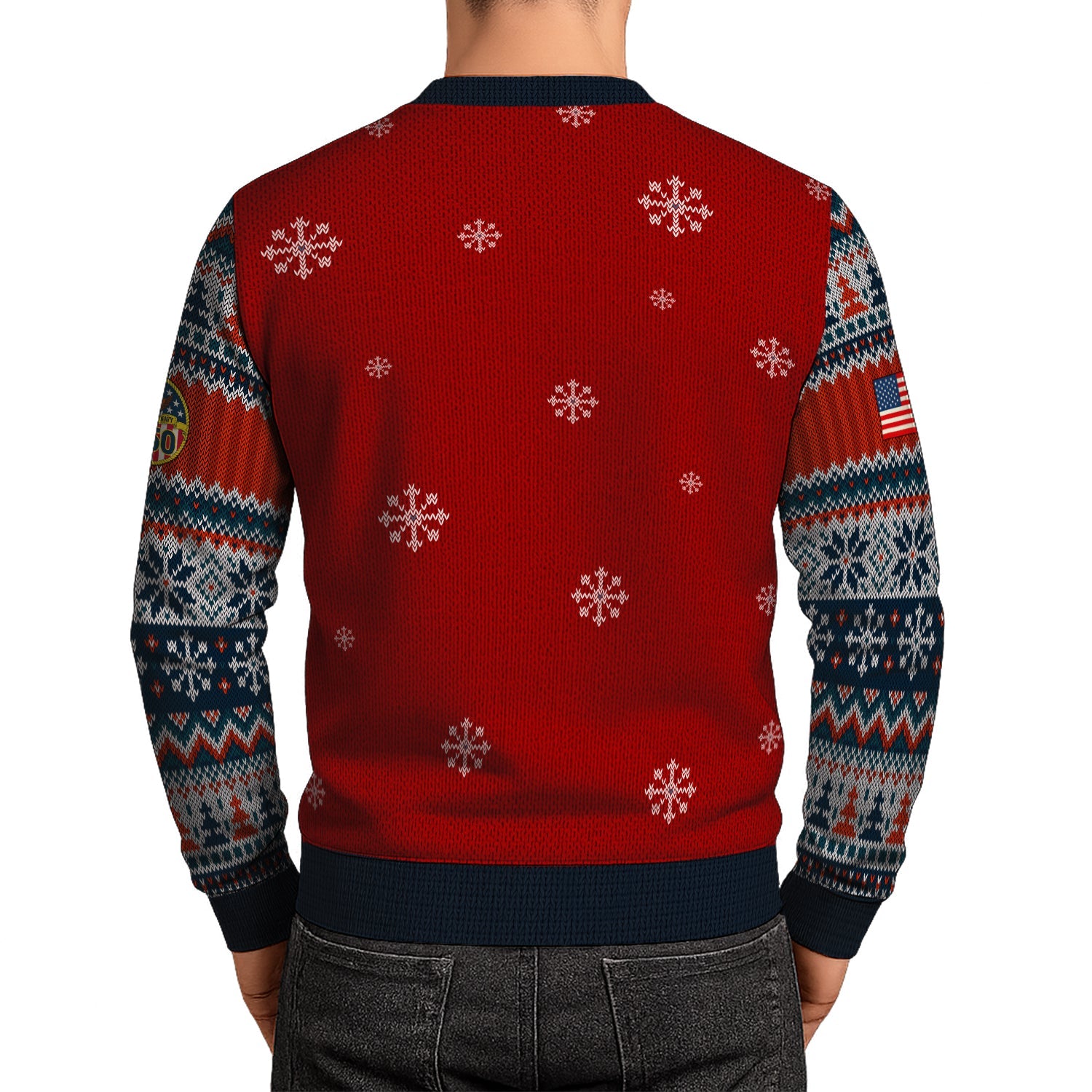US Navy Christmas Ugly Sweater