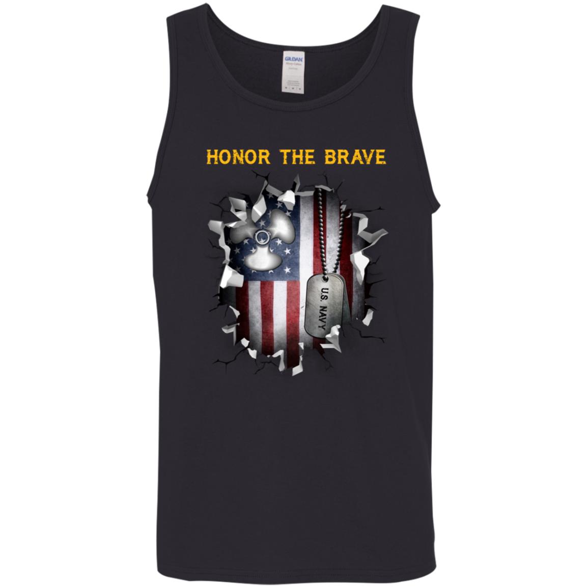 US Navy Machinist_s Mate Navy MM - Honor The Brave Front Shirt