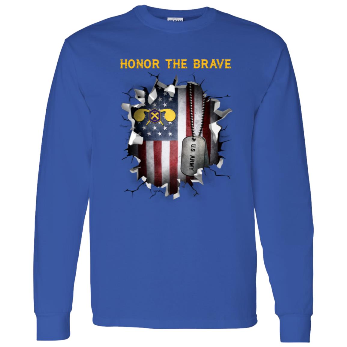 US Army Chemical Corps  - Honor The Brave Front Shirt