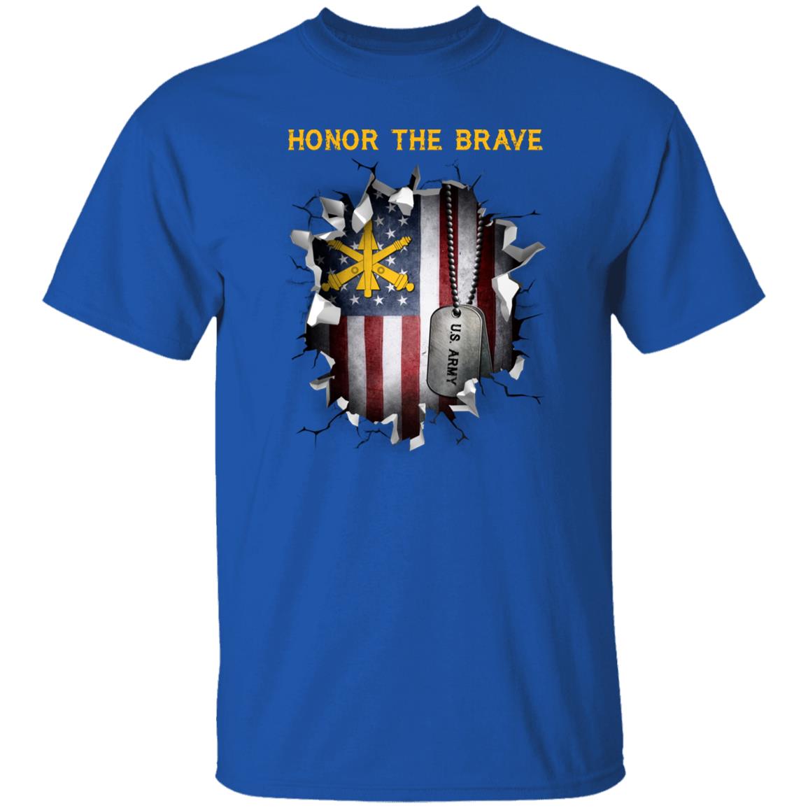 US Army Air Defense Artillery  - Honor The Brave Front Shirt
