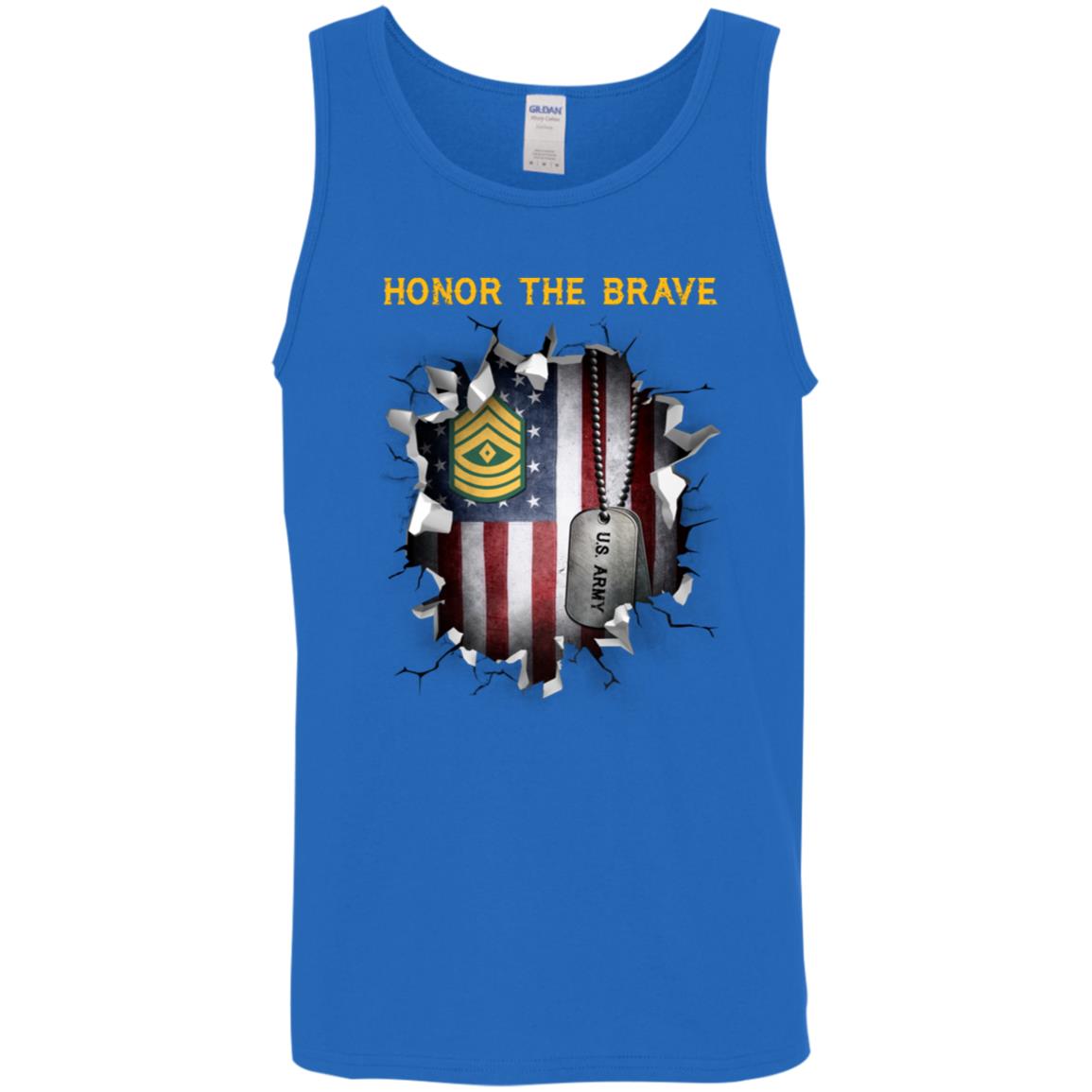 US Army E-8 First Sergeant E8 1SG Noncommissioned Officer - Honor The Brave Front Shirt