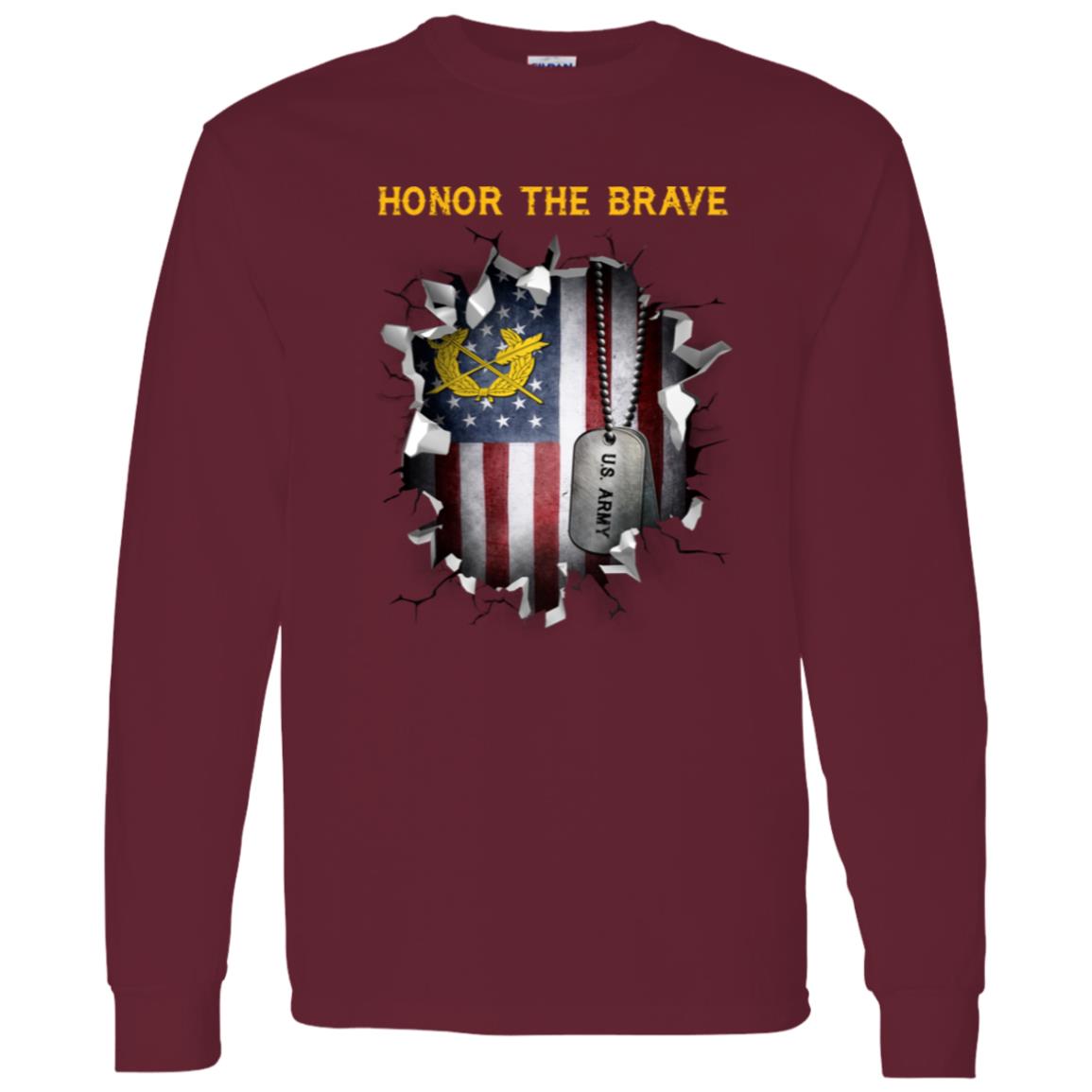 US Army Judge Advocate General_s Corps  - Honor The Brave Front Shirt