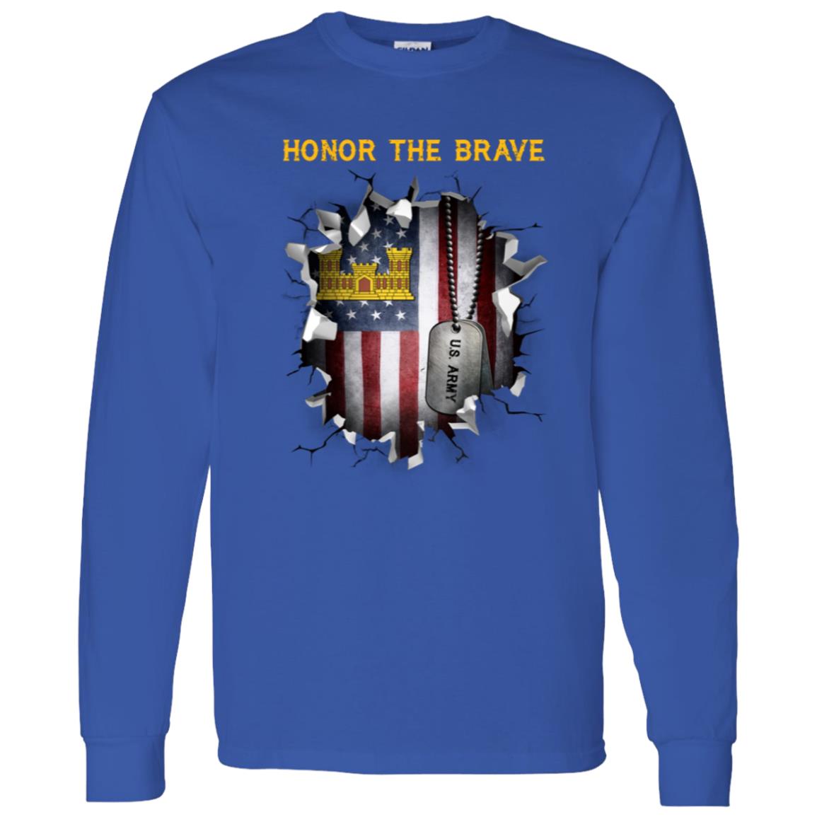 US  Army Corps of Engineers  - Honor The Brave Front Shirt