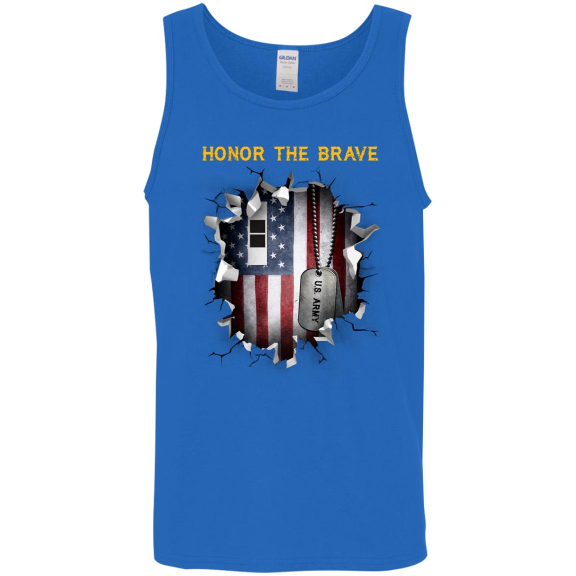 US Army W-2 Chief Warrant Officer 2 W2 CW2 Warrant Officer - Honor The Brave Front Shirt