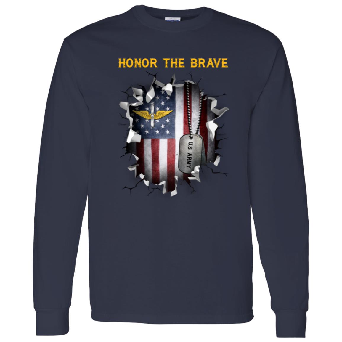 US Army Aviation  - Honor The Brave Front Shirt