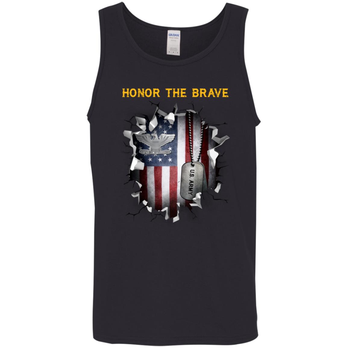 US Army O-6 Colonel O6 COL Field Officer - Honor The Brave Front Shirt