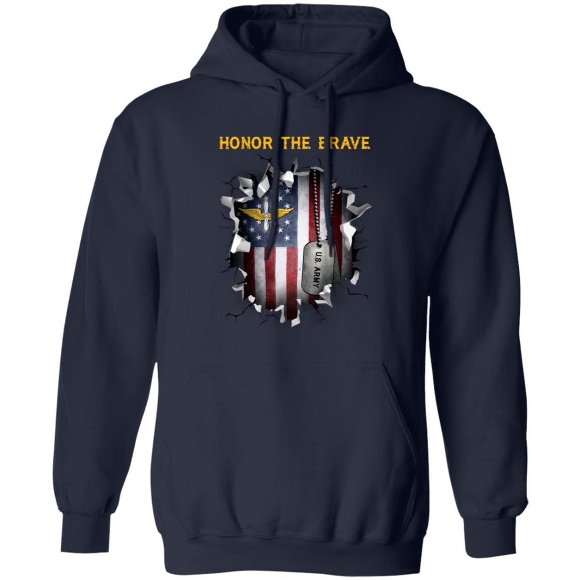 US Army Aviation  - Honor The Brave Front Shirt