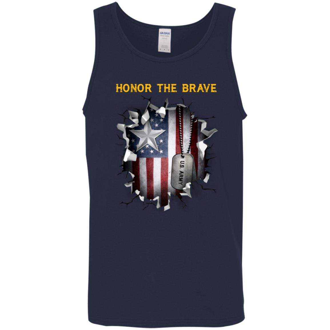 US Army O-7 Brigadier General O7 BG General Officer - Honor The Brave Front Shirt