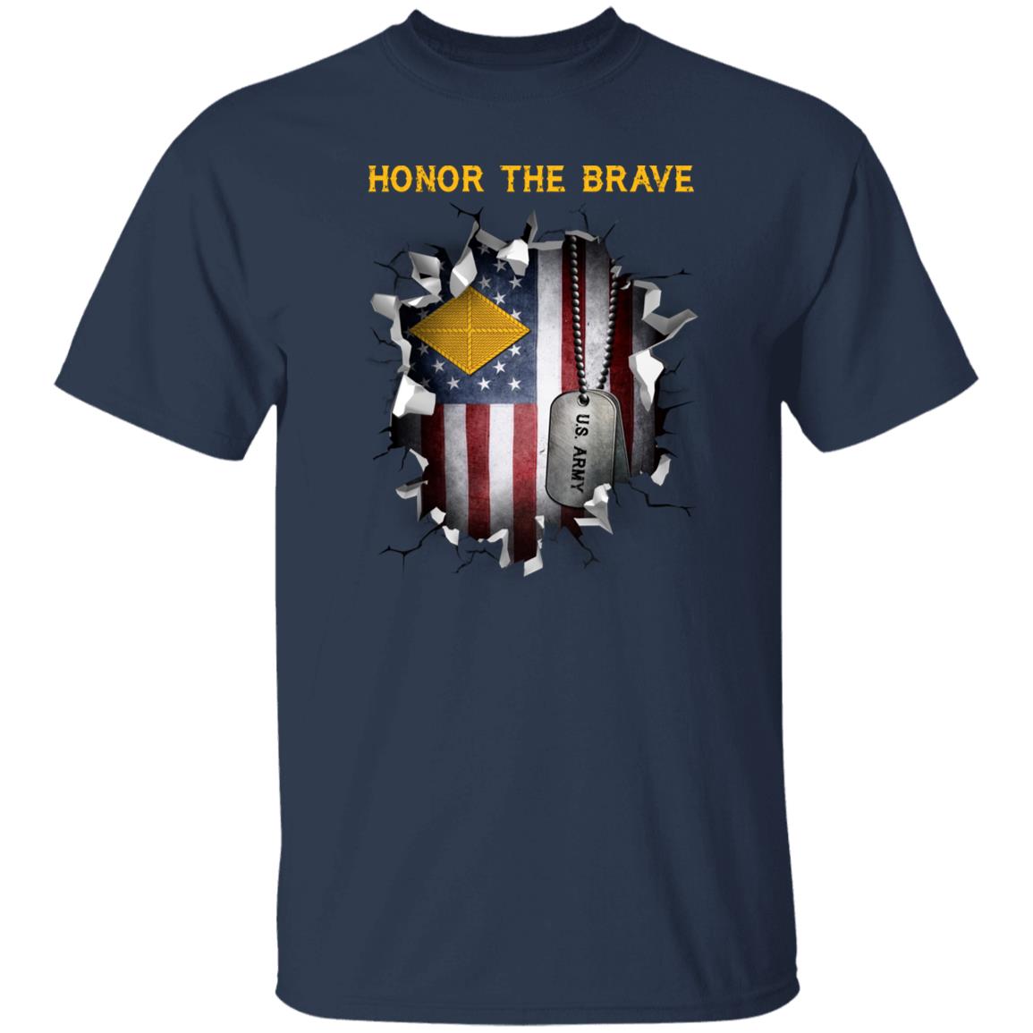 US Army Finance Corps  - Honor The Brave Front Shirt