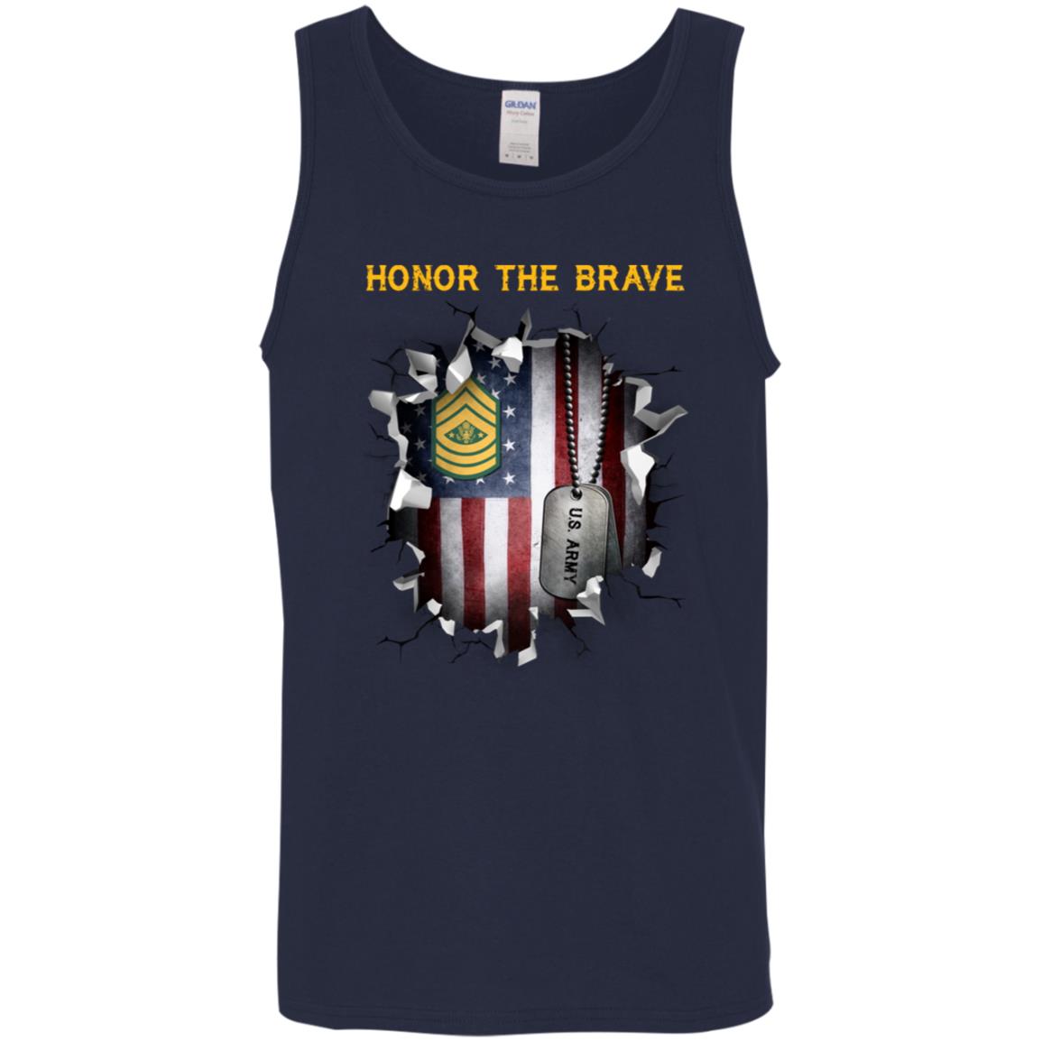 US Army E-9 Sergeant Major of the Army E9 SMA Noncommissioned Officer - RICH-TSHIRT-07 Front Shirt