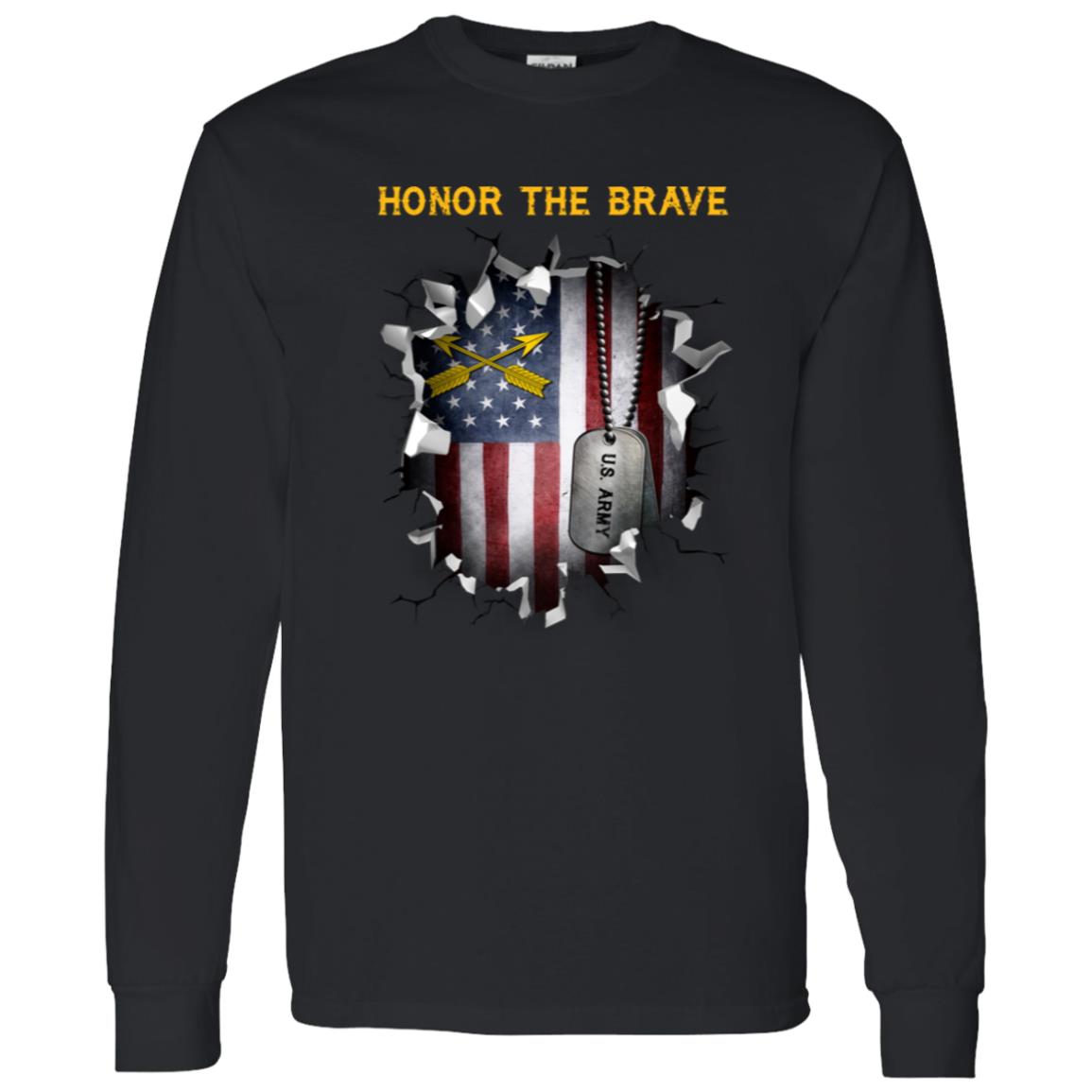 US  Army Special Forces (USASFC)  - Honor The Brave Front Shirt