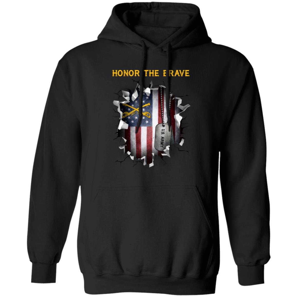 US Army Cavalry  - Honor The Brave Front Shirt