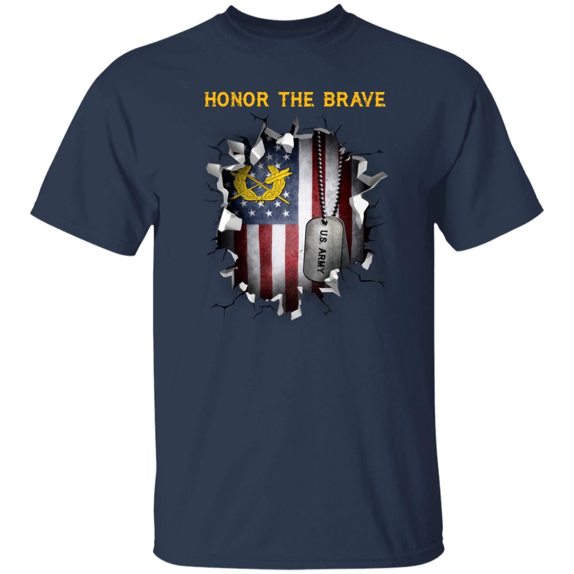 US Army Judge Advocate General_s Corps  - Honor The Brave Front Shirt