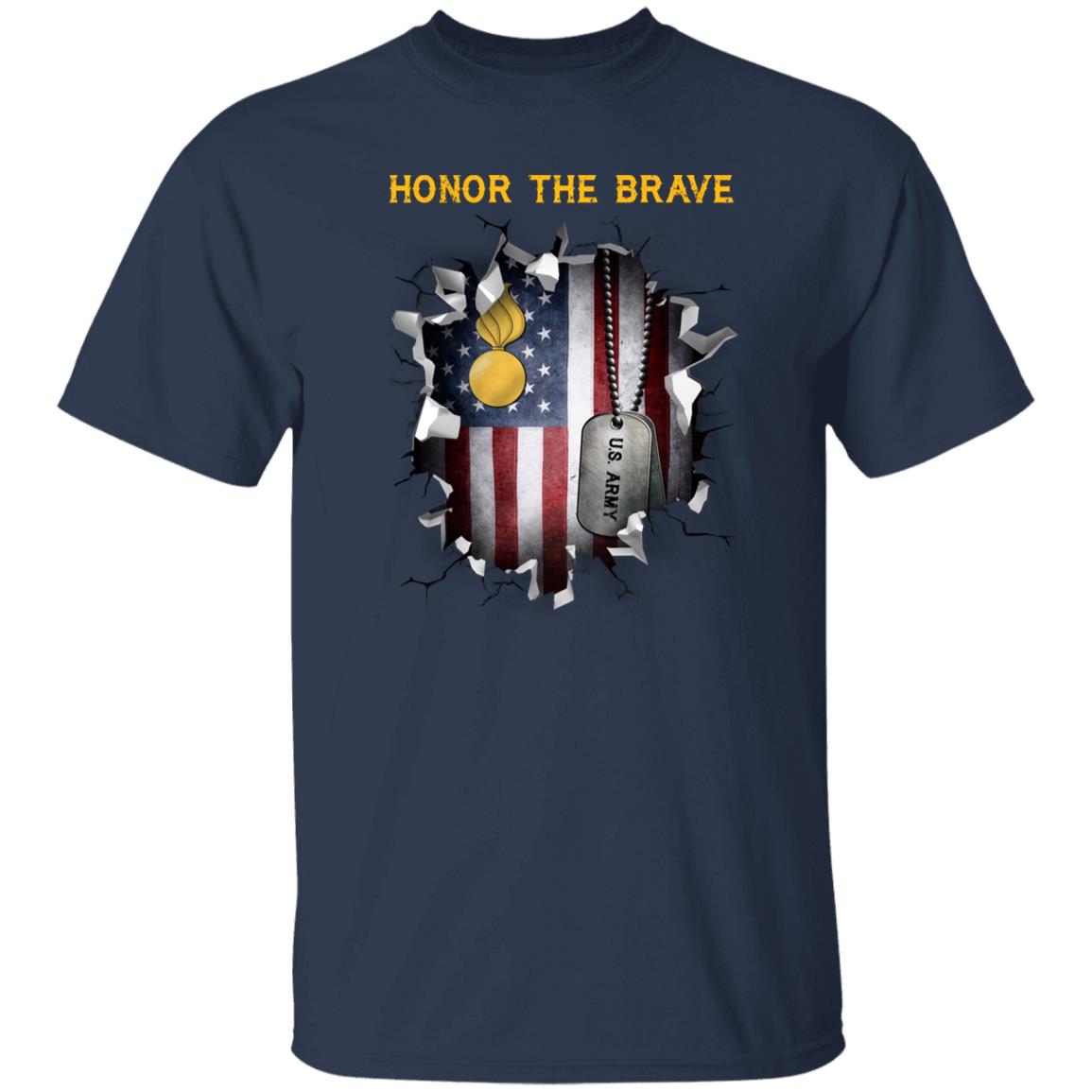 US Army Ordnance Corps  - Honor The Brave Front Shirt