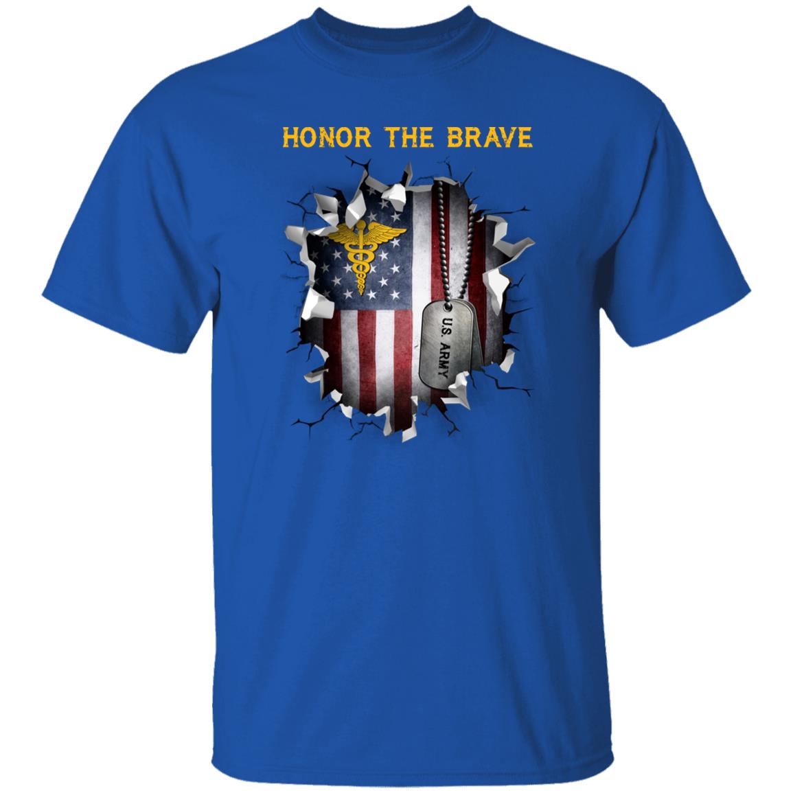 US Army Medical Corps  - Honor The Brave Front Shirt