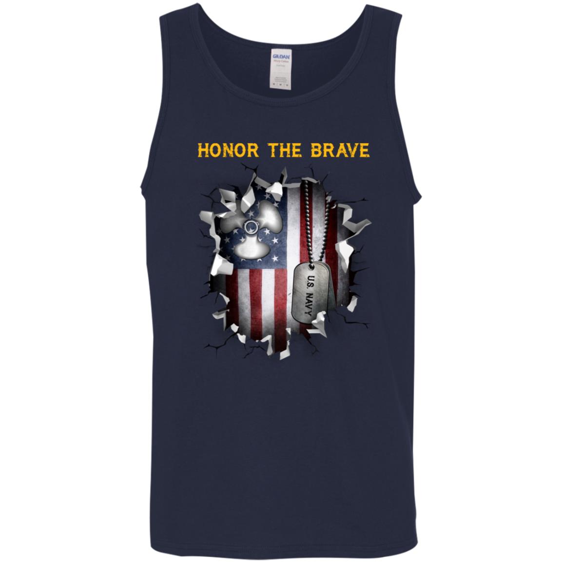 US Navy Machinist_s Mate Navy MM - Honor The Brave Front Shirt