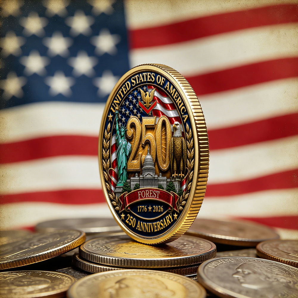 Custom MARlNES Veteran 250th Anniversary Coin