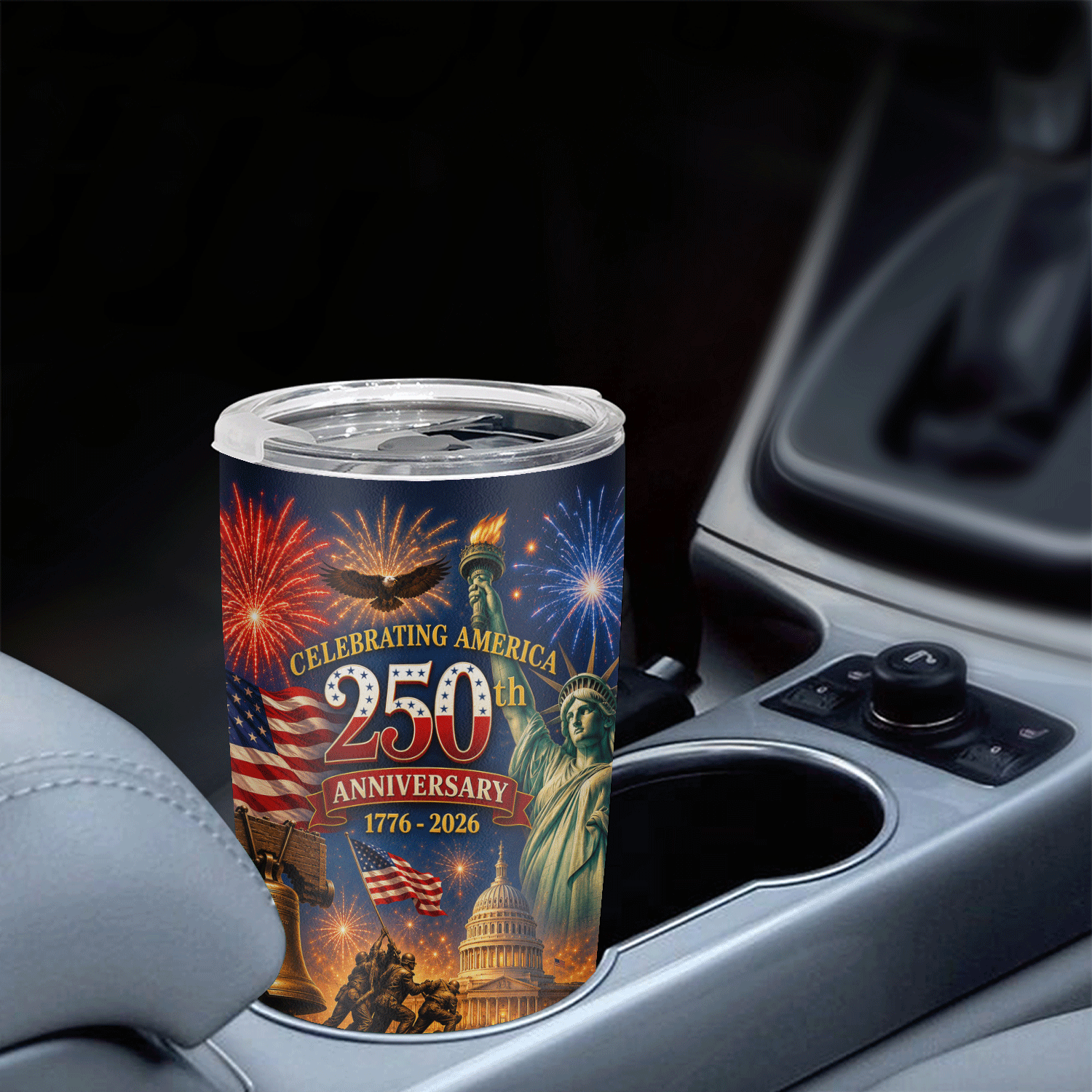 Celebrating America 250th Anniversary 1776-2026 20oz Tumbler