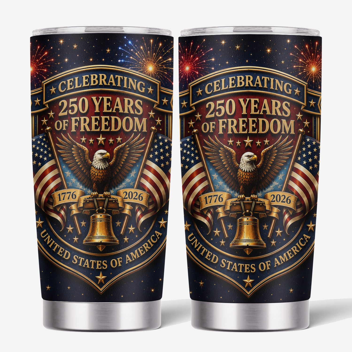 Celebrating 250 Years Of Freedom USA 20oz Tumbler