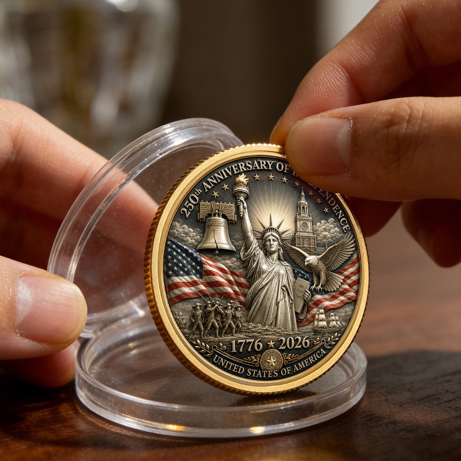 USAF 250th Anniversary 3D Challenge Coin Gift