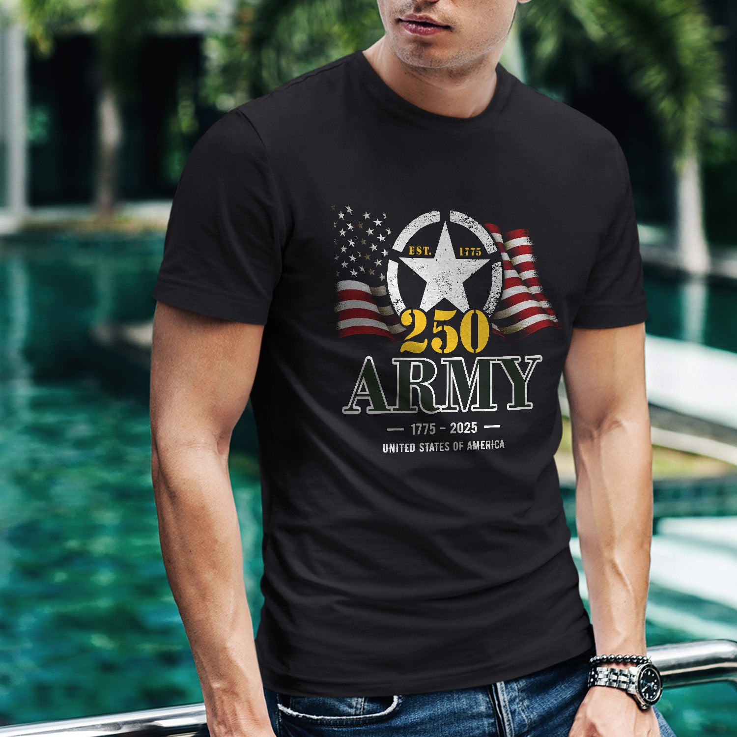 US Army 250 United States Of America Classic T-Shirt