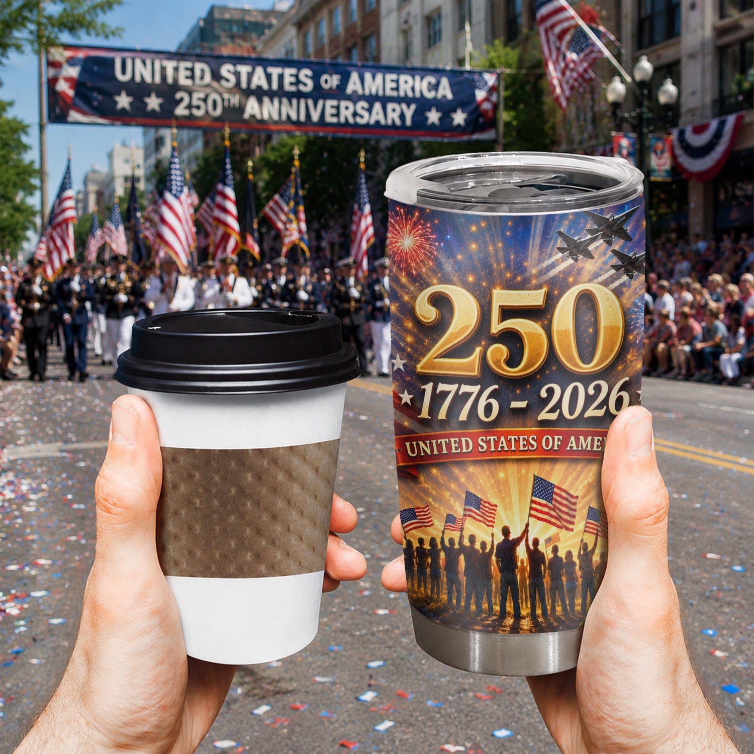 USA 250th Anniversary Liberty 20oz Tumbler